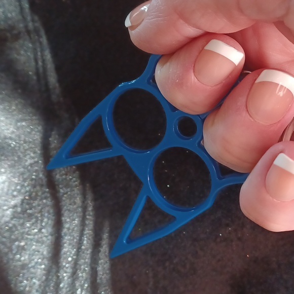 Safety kittypup keychain BLUE - Picture 3 of 4